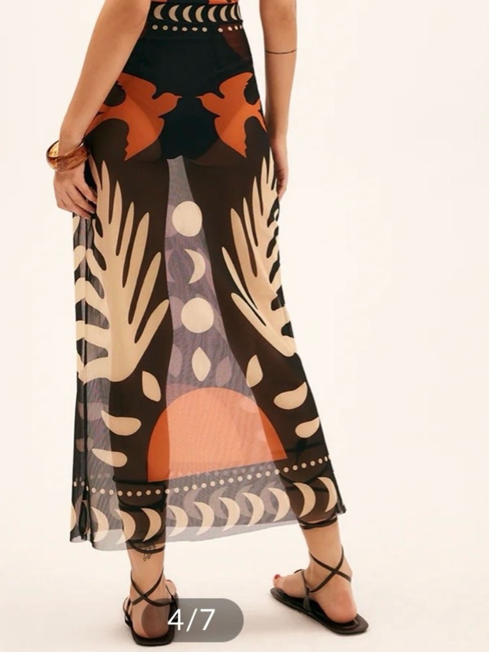 Commense CoverUp with Rust & Cream Abstract Accents - Picture 2 of 5